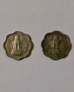 Rare Hyderabad Star 10 Paisa Coins