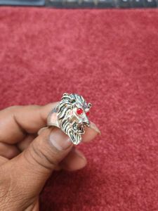 Men's Lion Head Ring