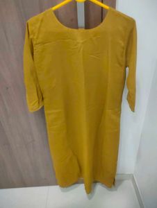 Elegant Yellow Kurta with Dupatta