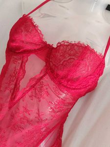 victoria 's secret Lace Teddy Bodysuit