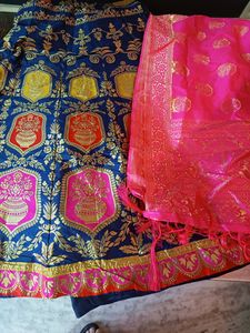 beautiful silk lehnga new no wear without top
