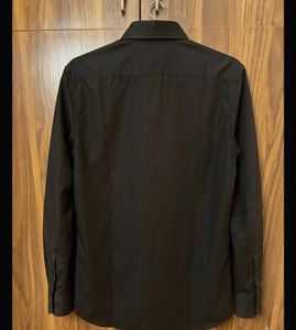 Classic solid Black premium cotton Shirt