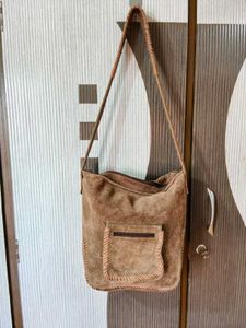 Suede Crossbody Bag