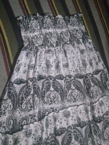 Boho Paisley Tiered tube dress