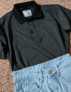 Black pattern tshirt