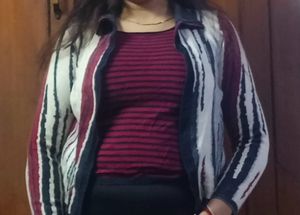 T-shirt With Attached Jacket