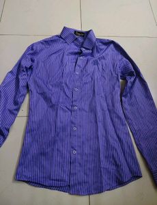 Purple Striped Shirt