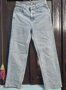Light Wash Wide Leg Jeans