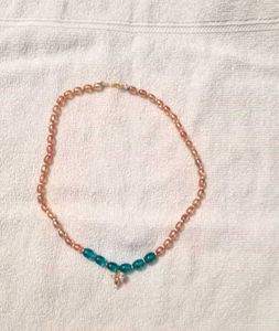 Elegant Pearl and Gemstone Necklace