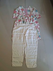 Floral Print Kurta Set