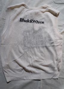 Mesh Half Sweater/vest