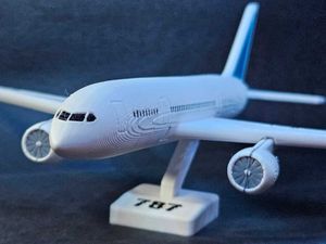 ✈️ 787 Airplane Kit Card – 3D Printed