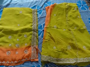 Unstitched Lehenga Choli Fabric And Duptta
