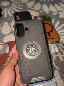 Stylish Lion Emblem iPhone 16 Case