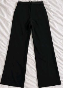 Classic Black Wide-Leg Pants