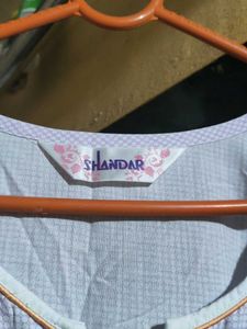 Comfortable Embroidered Nightgown