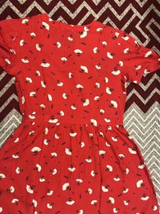 Red Floral Solly Dress