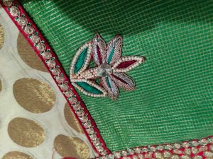 BEAUTIFUL GREEN SAREE