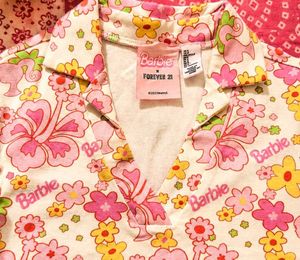 Barbie Floral Print Mini Dress