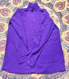 Men's Purple Button-Down Shirt