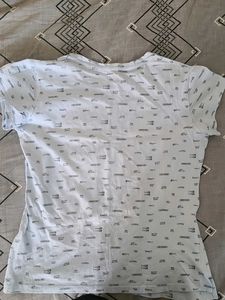 Cute Blue Graphic T-Shirt