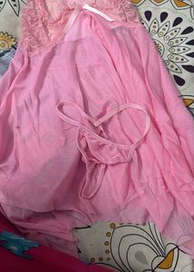 Lace Trim Babydoll Chemise