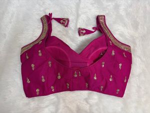 Beautiful Pink Embroidered Blouse