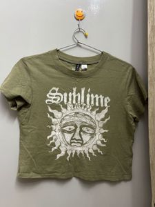 Olive Green Sublime Graphic Tee