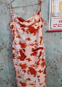 Stylish Printed Midi Dress