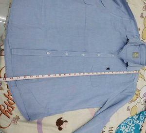 red tape Men's Light Blue Casual Shirt