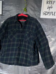Men's Plaid Flannel Lined Jacket