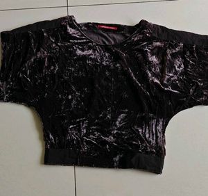 imported velvet top