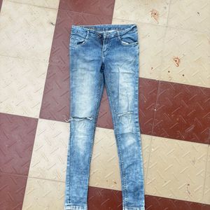 O303 Blue Denim Jeans/Rugged