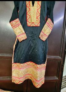 Black Kurta Set with legging ❤️