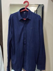 Men's Navy Blue GAP Long Sleeve Shirt