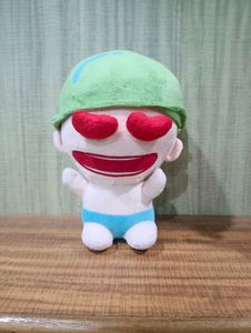 Cute Plush Toy with Heart Eyes