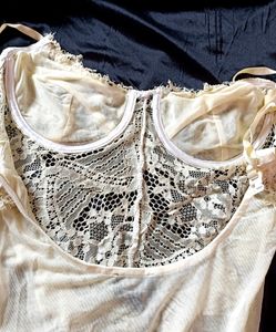 Lacey Corset Bodysuit (Backless)