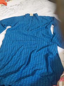 Sanjeevni Blue Ethnic Kurta