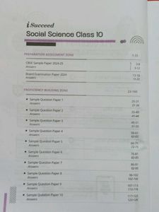 Arihant iSucceed Social Science 10th Sample Papers