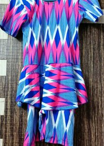Girls' Colorful One-Piece Swimsuit