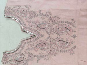 Embroidered Kurta and chudidar