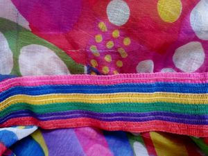 Colorful Patterned Scarf or Stole