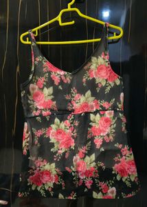 Floral Print Tank Top