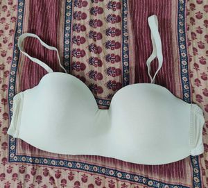 Strapless Push-Up Bra With Detachable Straps