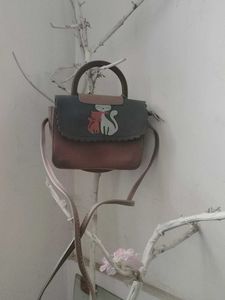 Cute Cat Design Shoulder Bag