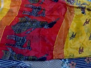 paper like light weight bamboo saree