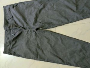 Men's Grey Formal Trousers