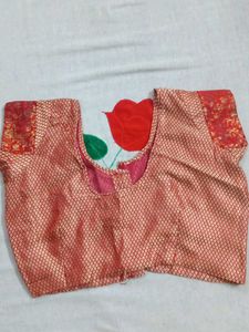 Vibrant Yellow Saree with Red Border