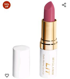 MyGlamm LIT Satin Matte Lipstick-Gossip Girl (Brow