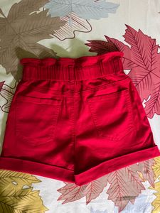 ❤️🔥 RED HIGH-WAIST SHORTS 🔥❤️